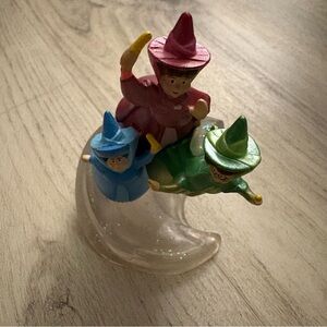 Disney Mini Figurine Fairy Godmothers Flora Fauna Merryweather Sleeping Beauty